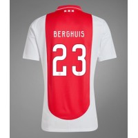 Ajax Steven Berghuis #23 Domáci futbalový dres 2024-25 Krátky Rukáv